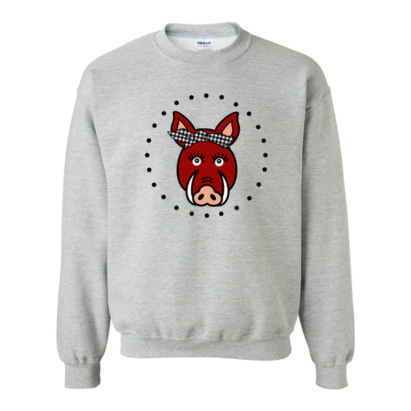 Lady Razorback Crewneck Sweatshirt