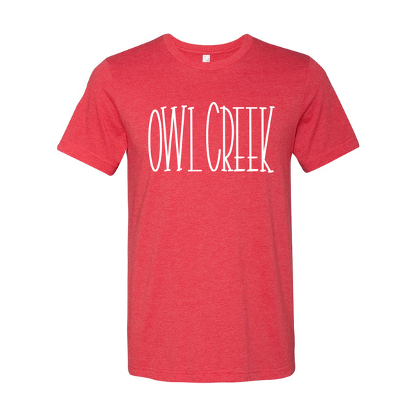 Owl Creek Tall Font Soft Tee