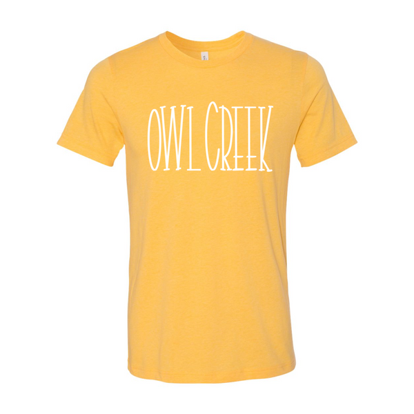 Owl Creek Tall Font Soft Tee