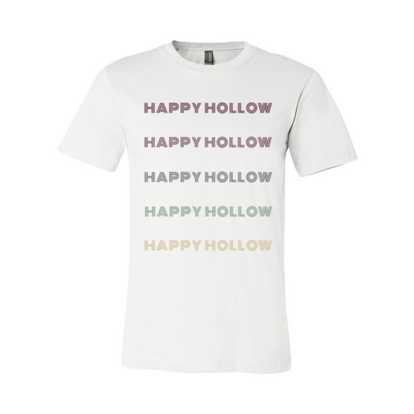 Happy Hollow Retro Font Soft Tee