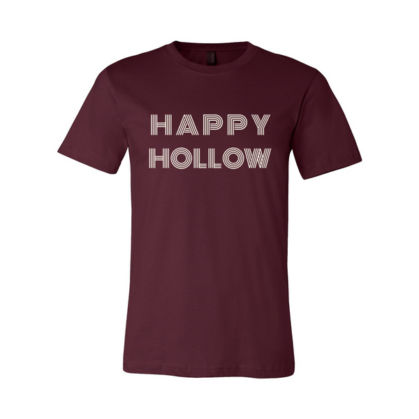Happy Hollow Retro Font Tee