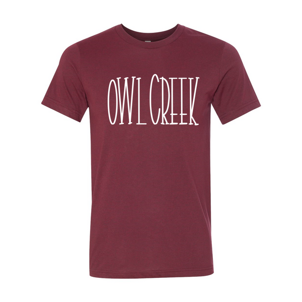 Owl Creek Tall Font Soft Tee