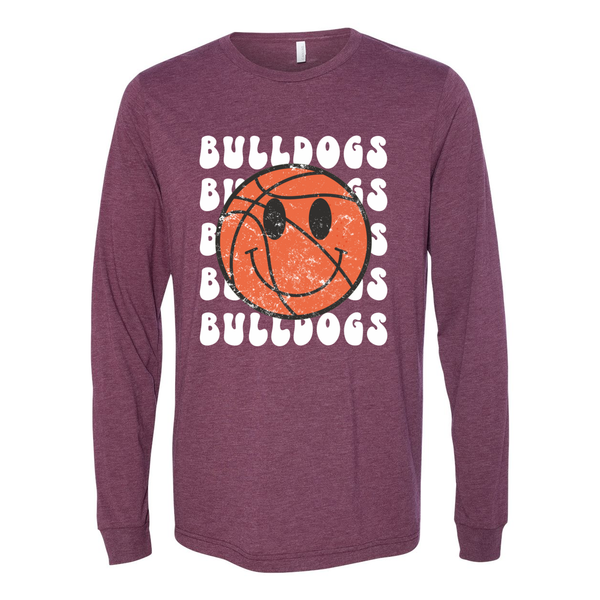 Bulldogs Basketball Long Sleeve Tee