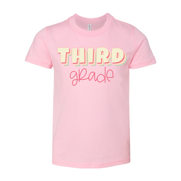 Third Grade YOUTH Shadow Tee