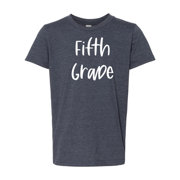 Fifth Grade YOUTH Script Soft Tee