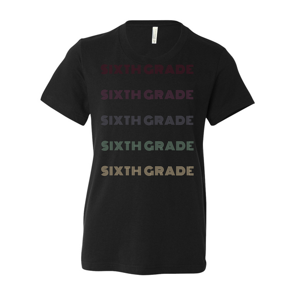 Sixth Grade YOUTH Ombre Soft Tee
