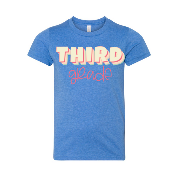 Third Grade YOUTH Shadow Tee