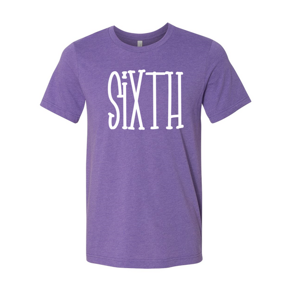 Sixth Grade Tall Print Soft Tee
