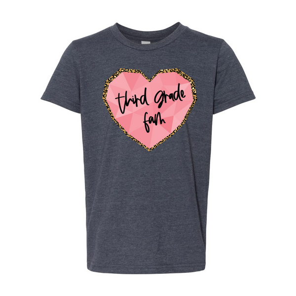 Third Grade YOUTH Heart Tee