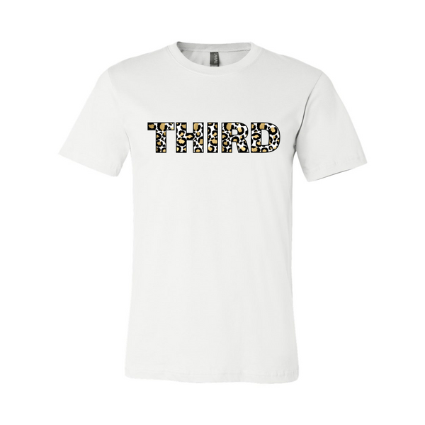 Third Grade Leopard T-Shirt