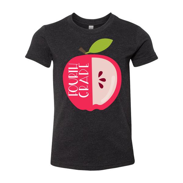 Fourth Grade YOUTH Apple tee
