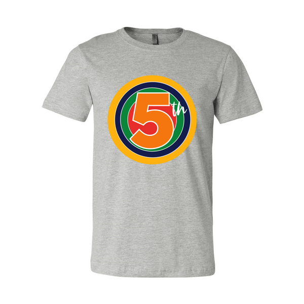 Fifth Grade Rainbow Target Tee