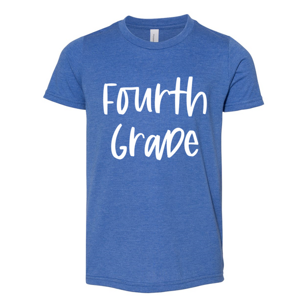 Fourth Grade YOUTH Script Tee