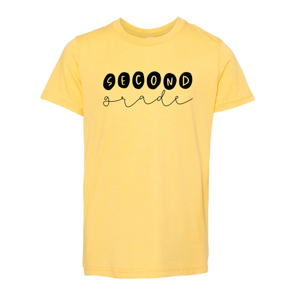 Second Grade YOUTH Dots Soft Tee