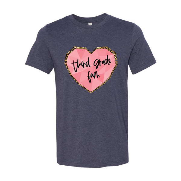 Third Grade Fam Heart Tee