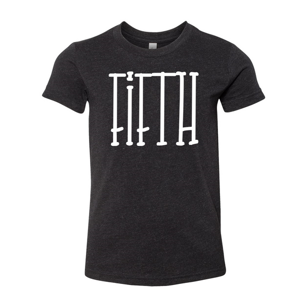 Fifth Grade YOUTH Tall Font Soft Tee