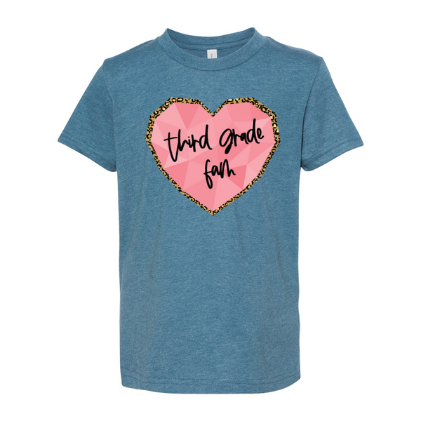 Third Grade YOUTH Heart Tee