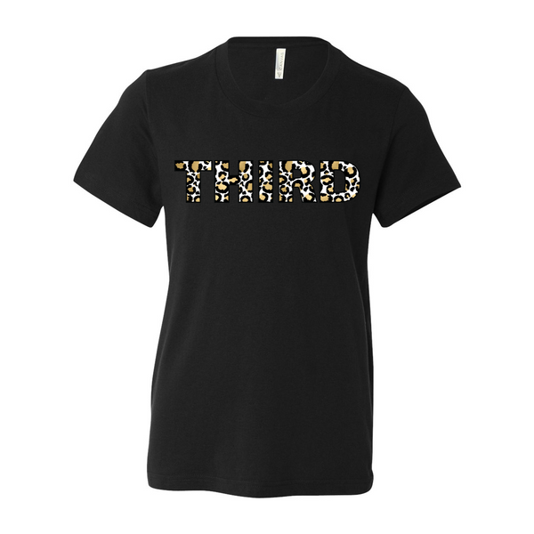 Third Grade YOUTH Leopard Tee