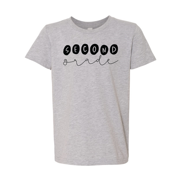 Second Grade YOUTH Dots Soft Tee