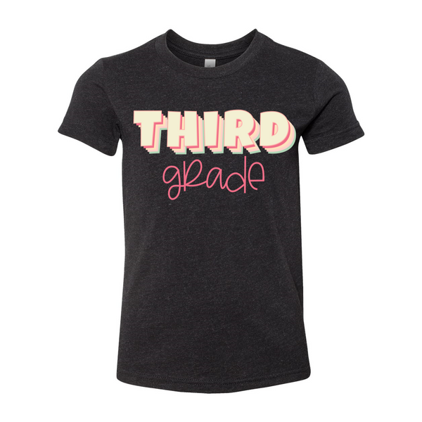 Third Grade YOUTH Shadow Tee