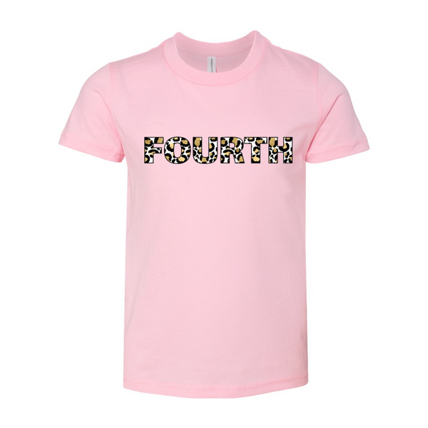 Fourth Grade YOUTH Leopard Tee