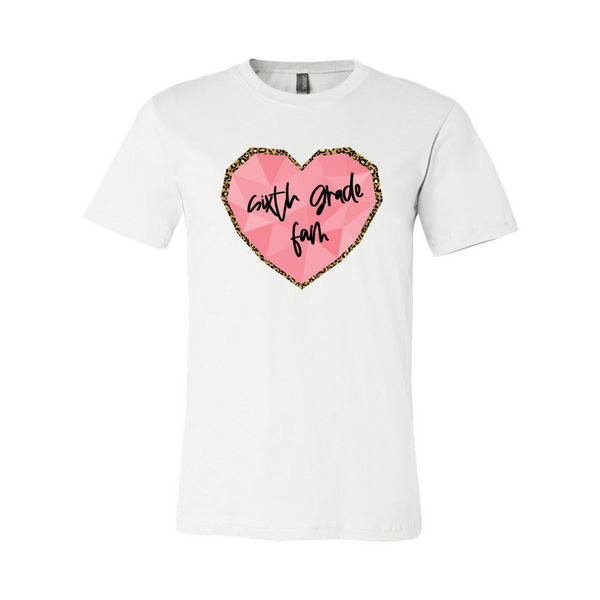 Sixth Grade Heart Soft Tee