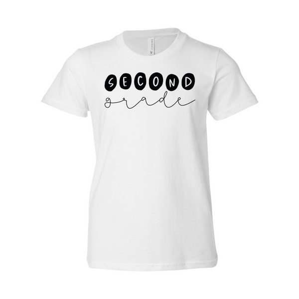 Second Grade YOUTH Dots Soft Tee