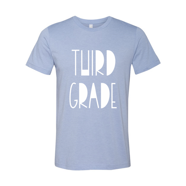 Third Grade Funky Font Tee