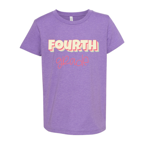 Fourth Grade YOUTH Sherbet Shadow Tee