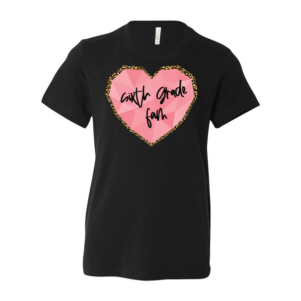 Sixth Grade YOUTH Heart Soft Tee
