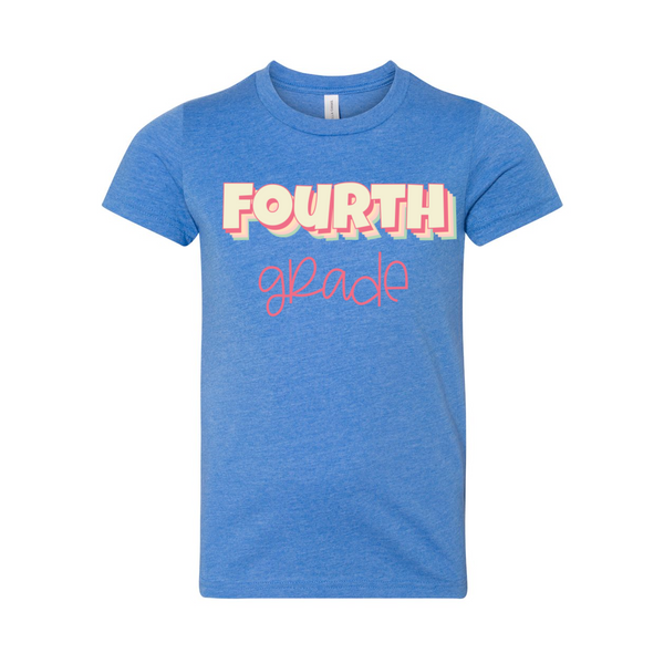 Fourth Grade YOUTH Sherbet Shadow Tee