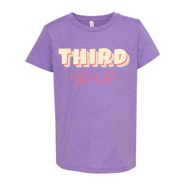 Third Grade YOUTH Shadow Tee