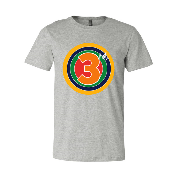 Third Grade Rainbow Target Tee