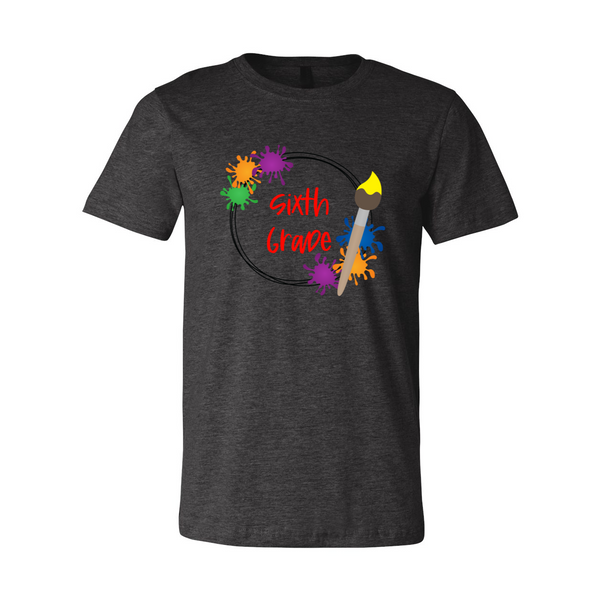 Sixth Grade Splatter Soft Tee