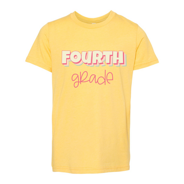 Fourth Grade YOUTH Sherbet Shadow Tee