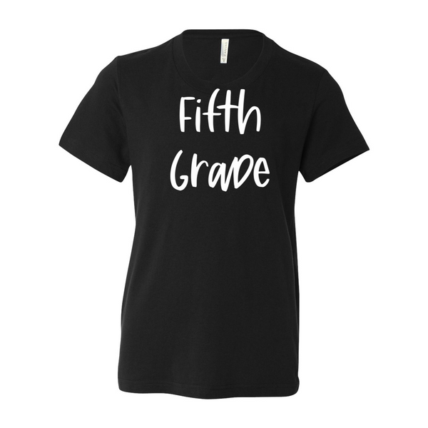 Fifth Grade YOUTH Script Soft Tee