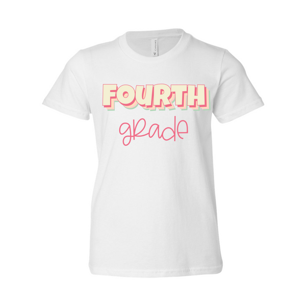 Fourth Grade YOUTH Sherbet Shadow Tee