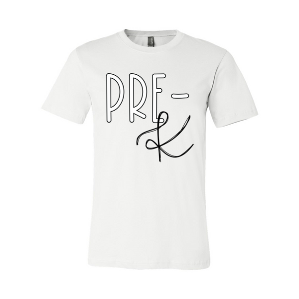 Pre-K Block Script T-Shirt