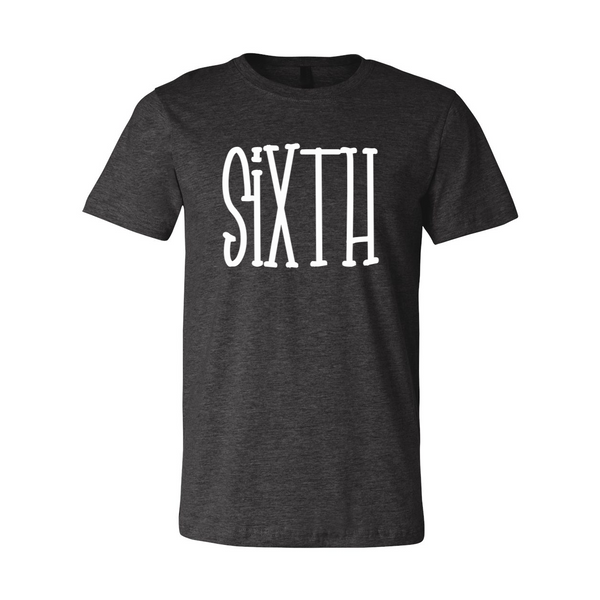 Sixth Grade Tall Print Soft Tee
