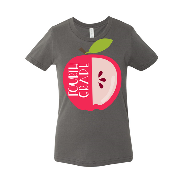 Fourth Grade YOUTH Apple tee