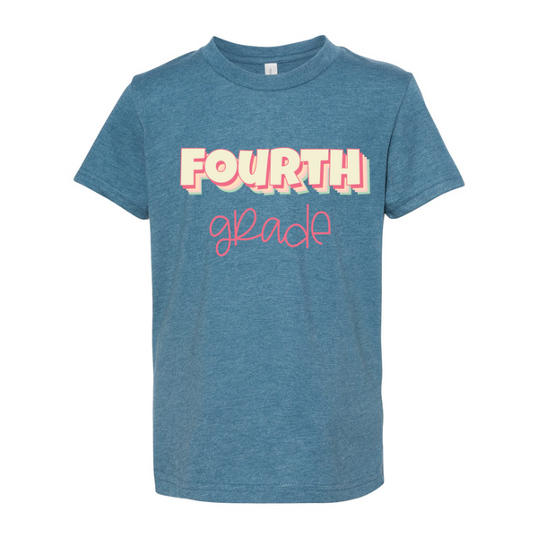 Fourth Grade YOUTH Sherbet Shadow Tee