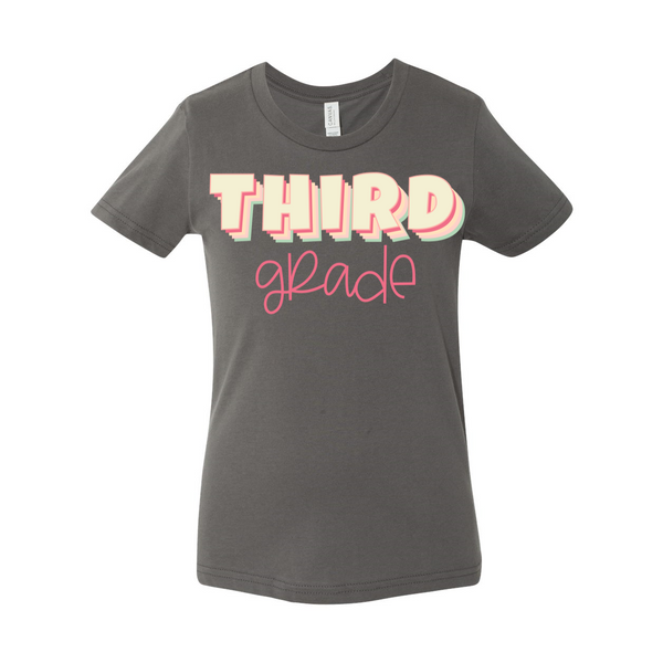 Third Grade YOUTH Shadow Tee