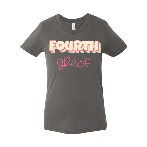 Fourth Grade YOUTH Sherbet Shadow Tee
