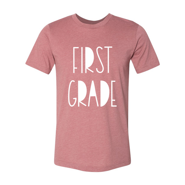 First Grade Funky Font T-Shirt