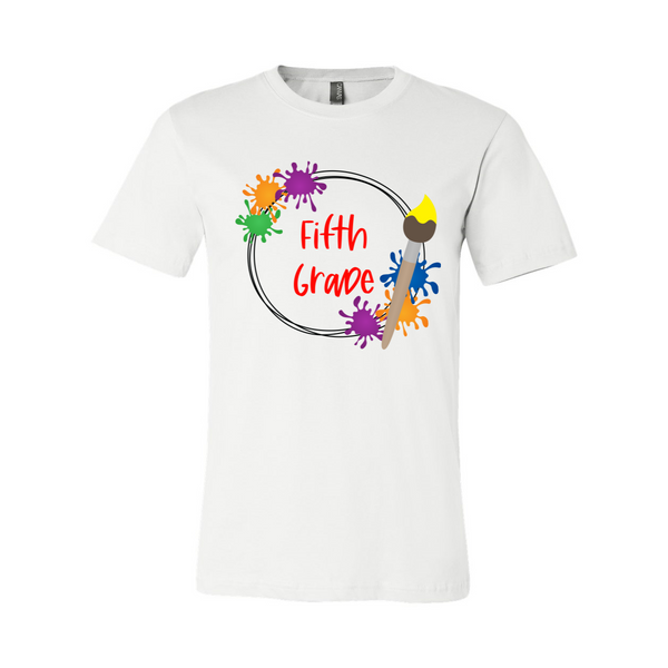 Fifth Grade Splatter Paint Tee