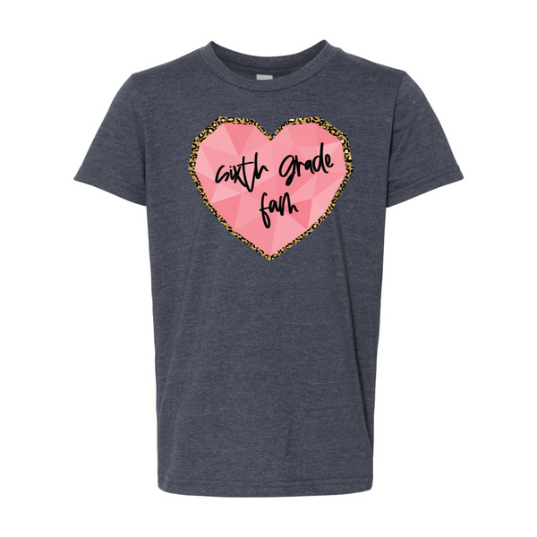 Sixth Grade YOUTH Heart Soft Tee