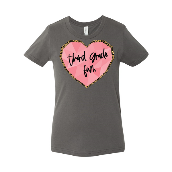 Third Grade YOUTH Heart Tee