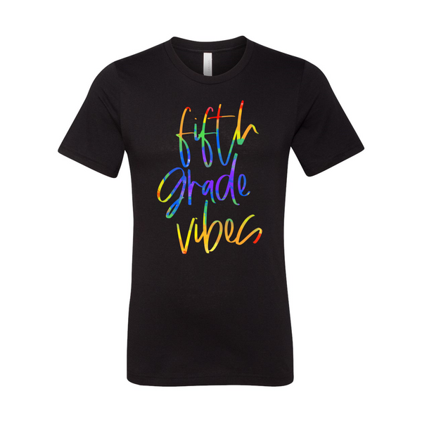 Fifth Grade Tie Dye Vibes Tee