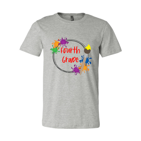 Fourth Grade Splatter Paint Tee