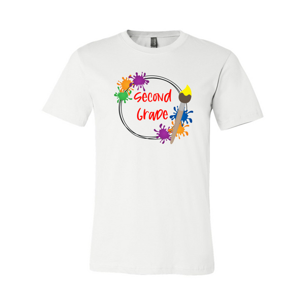 Second Grade Splatter Soft Tee